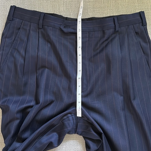 Brooks Brothers Navy Pin-Striped Suit — 42L/36 - Picture 14 of 16